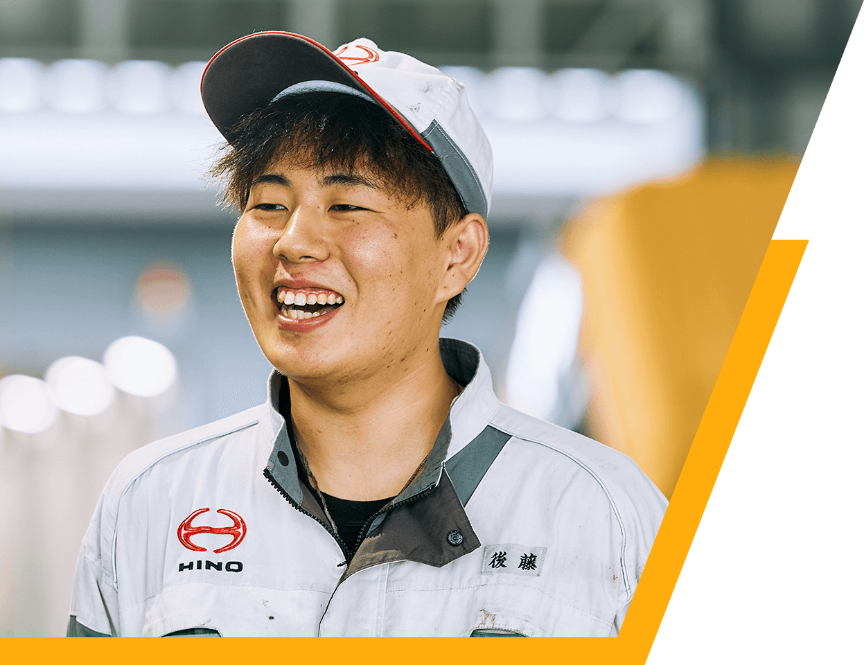 新人社員 後藤 新大 メカニック：福岡支店