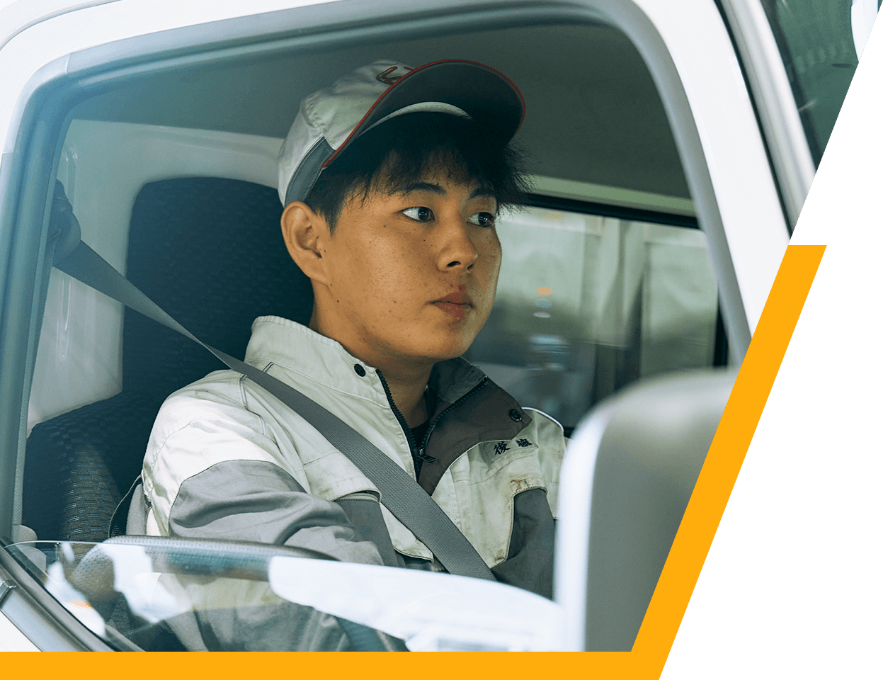 新人社員 後藤 新大 メカニック：福岡支店